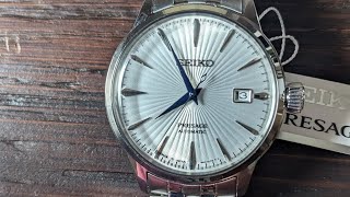 Seiko Presage Cocktail Time SRPB77 Tick Tock Time Shop [upl. by Ecnaiva311]