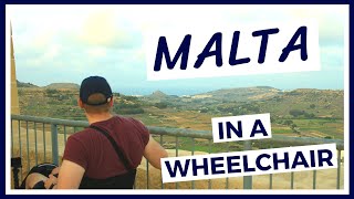 4 days in MALTA  WHEELCHAIR TRAVEL GUIDE  Blue Lagoon Valletta Gozo Mdina  Paratravel Ep 1 [upl. by Frances]