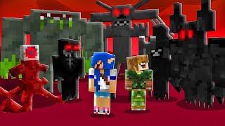 CRIATURAS mais SOMBRIAS do MINECRAFT  TESTA MOBS [upl. by Enihpets251]