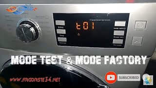 mode Factory et mode test machine à laver condor 🔥🔥🔥 [upl. by Malone]