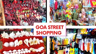 BEST PLACE FOR STREET SHOPPING IN GOA  गोआ का ये मार्केट है शॉपिंग के लिए प्रसिद्ध । [upl. by Nylehtak]