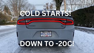 Dodge Charger Cold Starts COMPILATION [upl. by Allistir675]