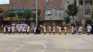 Presentación de la danza Los chunchos de Porcón  Cajamarca 4to A  SJB  2024 [upl. by Lynett265]