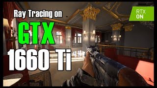 Ray Tracing on GTX 1660 Ti  Battlefield V DXR ON [upl. by Phelgen418]