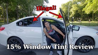 Pulled over TWICE for these tints  15 window tint review  15 Tints at night [upl. by Seely329]