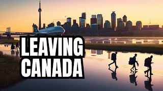 100000 immigrants are leaving Canada 2024 [upl. by Rimas]