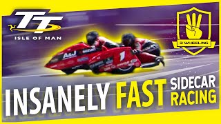 Isle of Man TT  INSANELY FAST Sidecar Race with Molyneux amp Binns  TT Sidecar Race 2  2015 [upl. by Silber950]