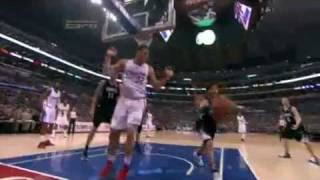 Blake Griffin gets blocked twice by Darko Milicic [upl. by Shaughnessy]