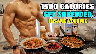 Full Day Of Eating 1500 Calories High Volume INSANE High Protein Diet [upl. by Ricardo]