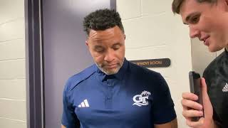 GT Basketball  Damon Stoudamire postgame Nevada December 24 2023 [upl. by Obeded]