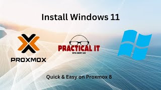 Proxmox 8 Install Windows 11 up to 22H2 without Drivers [upl. by Wendelina703]