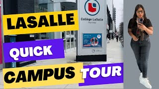 Quick campus tour of LaSalle college Montreal 🇨🇦 [upl. by Suzann437]