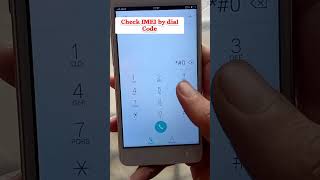 Check imei number by dial code for all phones [upl. by Deyes196]