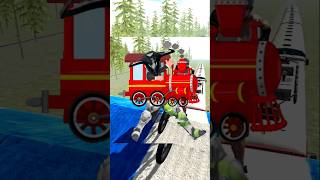 Shinchain Wali Train Franklin In Indian Bike Driving 3D 😡🔥🤬shorts [upl. by Fen]