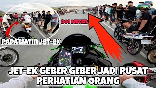 ZX GEBER GEBER TEMPAT RAMAI❗️AUTO DI KERUMUNI IKUT BALAP LIAR🔥  Indonesia Motovlog 69 [upl. by Imojean]