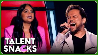 Worlds HARDEST SONGS to SING during the Blind Auditions of The Voice [upl. by Rauscher]