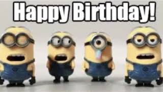 Minions Happy Birthday Song [upl. by Ymor]