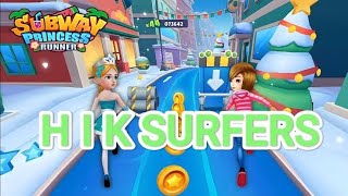 Daily high score challenge subway princess runner hiksurfers [upl. by Jeannette]