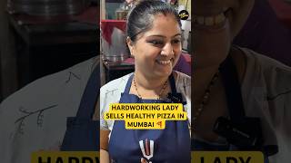 Hardworking lady sells BHAKRI PIZZA in MUMBAI  GHATKOPAR KHAAU GALLI  SHORTS  mumbaistreetfood [upl. by Eatnuahs]