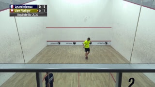 French Junior Open Squash 2019  Day 3  Saturday 23 February [upl. by Oriaj414]