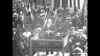 Cantigny American Monument Dedication in 1937 [upl. by Zelde504]