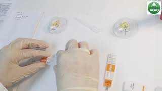 Acro Biotech Inc  THC Marijuana Rapid Test Panel Demonstration [upl. by Erin]