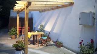 Cómo construir una PÉRGOLA 🔧 ¡FÁCIL rápido y sin complicaciones 🦾 Bricomania [upl. by Eittod910]