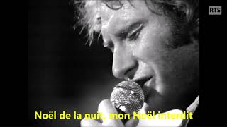 Johnny Hallyday  Noël interdit paroles  1974 [upl. by Luanne]