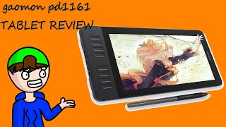 gaomon pd1161 tablet review  speed draw [upl. by Coheman]