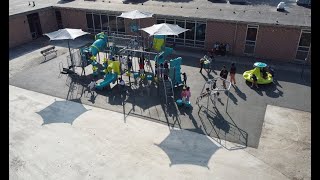 Bridgeway Elementary playground grand opening [upl. by Htebi]