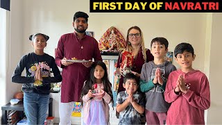 FIRST DAY OF NAVRATRI 2024  LOVLEEN VATS amp COURTNEY VATS [upl. by Quiteris]