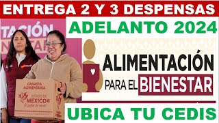 Comienza entrega 2 y 3 despensas ❗ Alimentacion Bienestar 📢 Que no se te pase tu fecha 🍽️ FEB 2024 [upl. by Anicart]