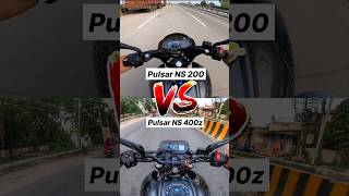 Pulsar NS 200 vs NS 400z 🔥 Gear Challenge shorts ns400z [upl. by Nader235]