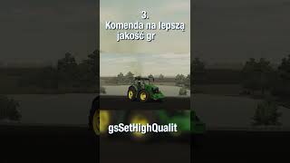 3 KOMENDY POPRAWIAJĄCE WYGLĄD w FS22  shorts fs22 farmingsimulator22 grafika tips [upl. by Natrav738]