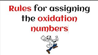 Rules for determine the oxidation number introduction of oxidation number [upl. by Denys]