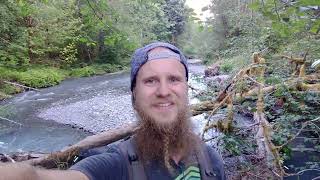 Hoh rainforest awesome backpacking trip  Vlog 116 10d after defense [upl. by Nilsoj882]