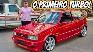 Fiat Uno Turbo 1995  Mais RÁPIDO e BONITO que a MAIORIA dos carros atuais [upl. by Xer]