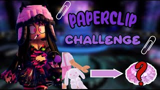 Paperclip Challenge  ROBLOX Royale High [upl. by Ebenezer434]