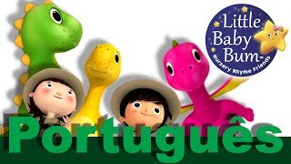 Canção do Dinossauro  Música para crianças  Canções infantis  LittleBabyBum [upl. by Eserehs100]