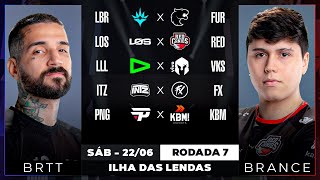 LIVE COMPLETA ILHA DAS LENDAS CBLOL amp LCS LOS x RED  LLL x VKS [upl. by Ait957]