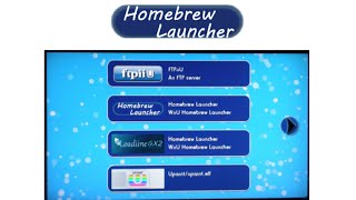 Homebrew Launcher for Wii U  Loadiine GX2 v02 for WiiU ver540532 [upl. by Llehsyar]