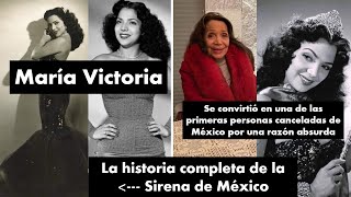 María Victoria  Biografía de María Victoria la primera persona cancelada en México [upl. by Cleave]