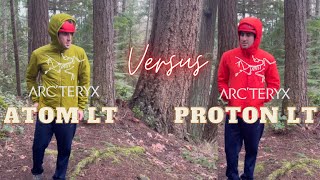 Arcteryx Atom LT Vs Proton LT Active Layer soft shell Jacket Showdown [upl. by Aihtnyc]