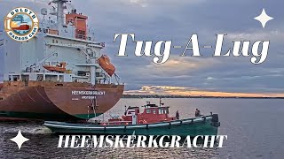 quotTugALugquot HEEMSKERKGRACHT arrived in Duluth 08102024 [upl. by Ecerahs]