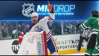 Oilers Get 2OT Win to Take 10 Series Lead in WCF  NHL Mic Drop  Oilers vs Stars [upl. by Olimpia]