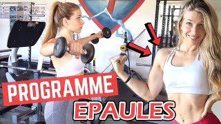 💪 LE MEILLEUR ENTRAINEMENT EPAULE Femme [upl. by Novled]