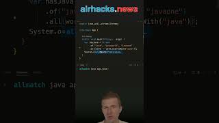 Checking Condition for all Elements with allMatch java shorts coding airhacks [upl. by Mar]