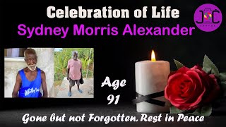 Celebration of Life Sydney Morris Alexander Aka quot Mr Sydney amp Gobeffquot [upl. by Amoreta113]