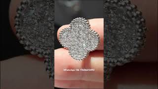 Custom Made Van Cleef Arpels Magic Alhambra Ring Pave With Diamonds [upl. by Klara]