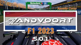 Assetto Corsa  Zandvoort Formula 1 2023 Extension 501 [upl. by Suzetta]